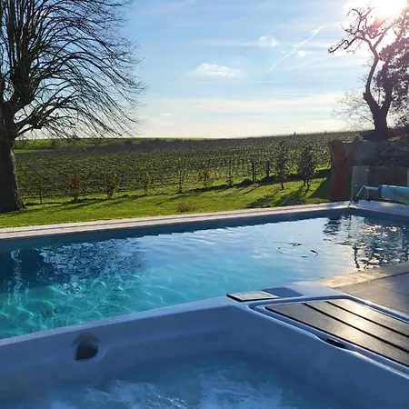 View, Pool And On The Champagne Vineyard Appartement *